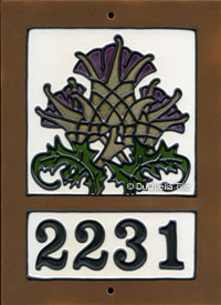 House Number Set Using Square Tile 5021