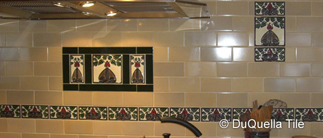 DuQuella Decorative Ceramic Tile Sets